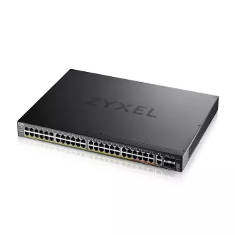 Zyxel XGS2220-54HP, L3 Access Switch, 600W PoE, 40xPoE /10xPoE , 48x1G RJ45 2x10mG RJ45, 4x10G SFP Uplink, inkl. 1 J. Zyxel XGS2220-54HP, L3 Access Switch, 600W PoE, 40xPoE /10xPoE , 48x1G RJ45 2x10mG RJ45, 4x10G SFP Uplink, inkl. 1 J.