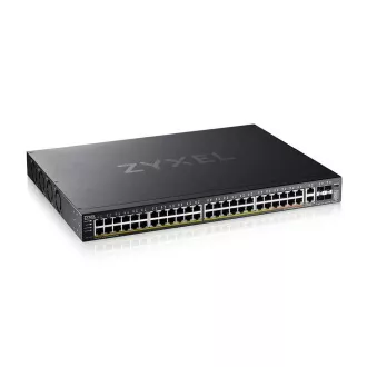 Zyxel XGS2220-54HP, L3 Access Switch, 600W PoE, 40xPoE /10xPoE , 48x1G RJ45 2x10mG RJ45, 4x10G SFP Uplink, inkl. 1 J. Zyxel XGS2220-54HP, L3 Access Switch, 600W PoE, 40xPoE /10xPoE , 48x1G RJ45 2x10mG RJ45, 4x10G SFP Uplink, inkl. 1 J.