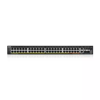 Zyxel XGS2220-54HP, L3 Access Switch, 600W PoE, 40xPoE /10xPoE , 48x1G RJ45 2x10mG RJ45, 4x10G SFP Uplink, inkl. 1 J. Zyxel XGS2220-54HP, L3 Access Switch, 600W PoE, 40xPoE /10xPoE , 48x1G RJ45 2x10mG RJ45, 4x10G SFP Uplink, inkl. 1 J.