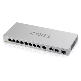Zyxel XGS1210-12 12-Port Gigabit Webmanaged Switch, 8x Gigabit RJ45, 2x 2, 5GbE RJ45, 2x SFP