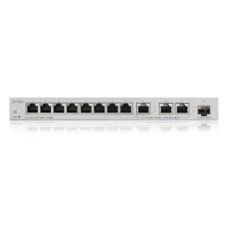 Zyxel XGS1250-12 v2, 12-Port Gigabit webmanaged Desktop Switch mit 8 Ports 1G 3-Port MultiGig 1/2.5/5/10G 1-Port SFP Zyxel XGS1250-12 v2, 12-Port Gigabit webmanaged Desktop Switch mit 8 Ports 1G 3-Port MultiGig 1/2.5/5/10G 1-Port SFP