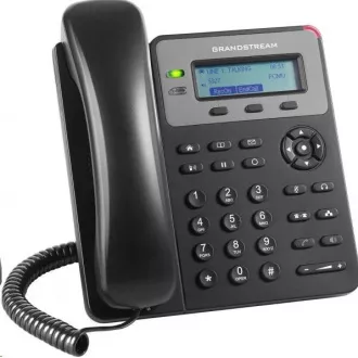 Grandstream GXP1615 [VoIP-Telefon - 1x SIP-Konto, HD-Audio, 3 Softkeys, Switch 2xLAN 10/100Mbps, PoE]