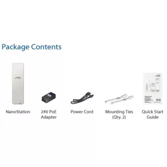 UBNT airMAX NanoStation M2 [2.4GHz, 11dBi Antenne, Client/AP/Repeater, 802.11b/g/n, MIMO]