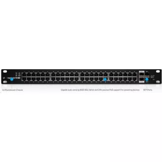 UBNT EdgeSwitch ES-48-500W [70Gbps, 500W, aktiv (802.3af/at) und passiv (24V) PoE, 2xSFP, 2xSFP , L2/L3]