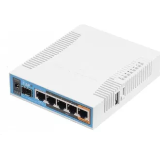 MikroTik hAP ac, 720MHz CPU, 128MB RAM, 5x LAN, 2.4 5GHz, Wi-Fi 802.11b/g/n/ac, SFP-Slot, inkl. L4 MikroTik hAP ac, 720MHz CPU, 128MB RAM, 5x LAN, 2.4 5GHz, Wi-Fi 802.11b/g/n/ac, SFP-Slot, inkl. L4