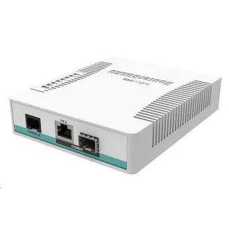 MikroTik Cloud Router Switch CRS106-1C-5S, 400MHz CPU, 128MB RAM, 1xGLAN/SFP, 5xSFP Steckplatz, inkl. L5 Lizenz
