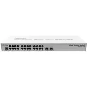 MikroTik Cloud Router Switch CRS326-24G-2S RM, 800MHz CPU, 512MB RAM, 24xLAN, 2xSFP  Steckplatz, inkl. L5