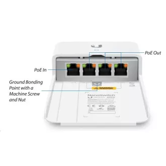UBNT NanoSwitch [4x Gigabit, passiv PoE durchgeschleift]