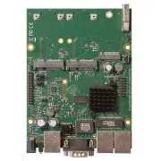 MikroTik RouterBOARD RBM33G, Dual-Core 880MHz, 256MB DDR3, 3x GLAN, 2x mini-PCIe, 2xSIM-Slot, 1xM.2, USB, RS232, inkl. L4