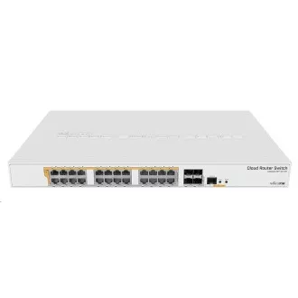 MikroTik Cloud Router Switch CRS328-24P-4S RM, 800MHz CPU, 512MB RAM, 24xLAN, 4xSFP Steckplatz, inkl. L5 MikroTik Cloud Router Switch CRS328-24P-4S RM, 800MHz CPU, 512MB RAM, 24xLAN, 4xSFP Steckplatz, inkl. L5