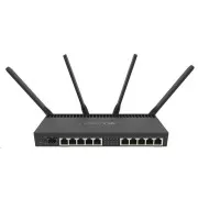 MikroTik RouterBOARDRB RB4011iGS 5HacQ2HnD-IN, Quad-Core 1.4GHz CPU, 1GB RAM, 10xLAN, 1x SFP , Wi-Fi 2.4 5GHz (2033Mbps), L5