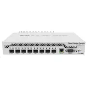 MikroTik Cloud Router Switch CRS309-1G-8S IN, 800MHz CPU, 512MB RAM, 1xLAN, 8xSFP  Steckplatz, inkl. L5 Lizenz