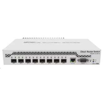 MikroTik Cloud Router Switch CRS309-1G-8S IN, 800MHz CPU, 512MB RAM, 1xLAN, 8xSFP  Steckplatz, inkl. L5 Lizenz
