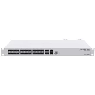 MikroTik Cloud Router Switch CRS326-24S 2Q RM, 650MHz CPU, 64MB, 1x10/100, 24x10G, 2x40G, USB inkl. L5 MikroTik Cloud Router Switch CRS326-24S 2Q RM, 650MHz CPU, 64MB, 1x10/100, 24x10G, 2x40G, USB inkl. L5