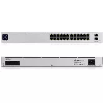 UBNT UniFi Switch USW-Pro-24-POE Gen2 [24xGigabit, 400W PoE  802.3at/af/bt, 2xSFP , 88Gbps]