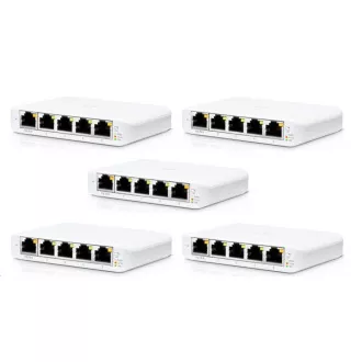 UBNT UniFi Switch USW-Flex-Mini-5, 5er-Pack [5xGigabit, 1xPoE In]
