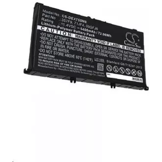 AVACOM Akku für Dell Inspiron 15 7559, 7557 Li-Ion 11, 4V 6491mAh 74Wh AVACOM Akku für Dell Inspiron 15 7559, 7557 Li-Ion 11, 4V 6491mAh 74Wh
