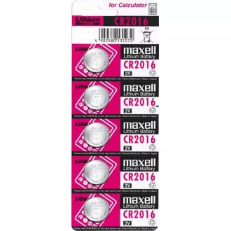 AVACOM Knopfbatterie CR2016 Maxell Lithium 1 Stück Blister