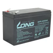 LONG Batterie 12V 8, 5Ah F2 HighRate LongLife 9 Jahre (WPL1235W)