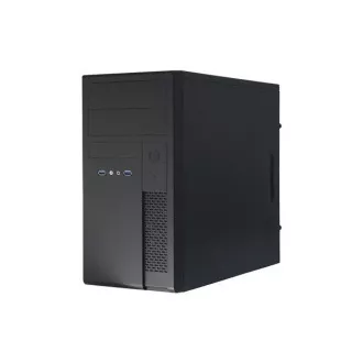 CHIEFTEC Mesh Series/Minitower Gehäuse, XT-01B-OP, Schwarz, USB 3.0, ohne Netzteil