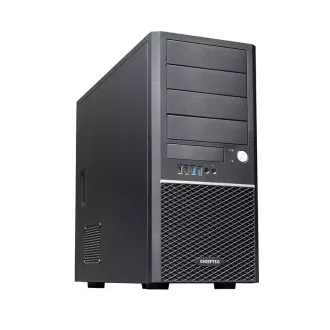 CHIEFTEC Classic Series, Miditower, CM-25B, Schwarz, ohne Netzteil
