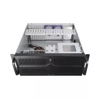 CHIEFTEC Rackmount 4U ATX/mATX, UNC-409S-B, 400W PSF-400B, schwarz