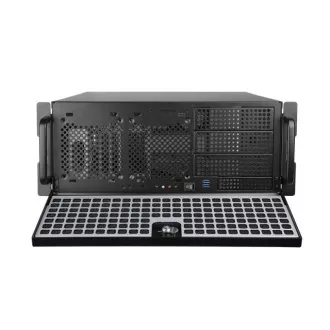 CHIEFTEC Rackmount 4U ATX/mATX, UNC-409S-B, 400W PSF-400B, schwarz