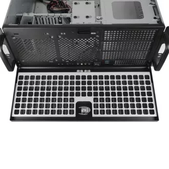 CHIEFTEC Rackmount 4U ATX/mATX, UNC-409S-B, 400W PSF-400B, schwarz