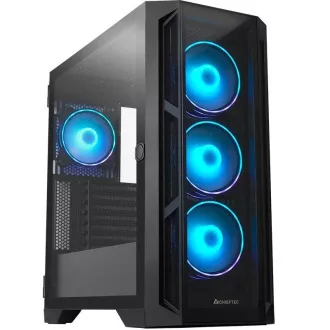 CHIEFTEC APEX Gehäuse, E-ATX, 1x USB-C 3.2, 2x USB 3.0, 4x 120mm ARGB Lüfter, ARGB Hub, schwarz CHIEFTEC APEX Gehäuse, E-ATX, 1x USB-C 3.2, 2x USB 3.0, 4x 120mm ARGB Lüfter, ARGB Hub, schwarz