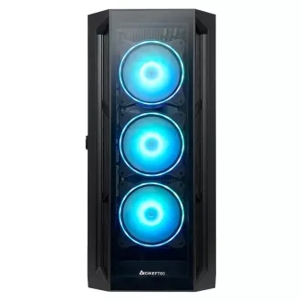 CHIEFTEC APEX Gehäuse, E-ATX, 1x USB-C 3.2, 2x USB 3.0, 4x 120mm ARGB Lüfter, ARGB Hub, schwarz CHIEFTEC APEX Gehäuse, E-ATX, 1x USB-C 3.2, 2x USB 3.0, 4x 120mm ARGB Lüfter, ARGB Hub, schwarz