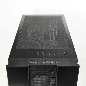 CHIEFTEC HUNTER 2 Gehäuse, ATX, 1x USB-C, 1x USB 3.1, 4x 120mm ARGB Lüfter, ARGB Hub, schwarz CHIEFTEC HUNTER 2 Gehäuse, ATX, 1x USB-C, 1x USB 3.1, 4x 120mm ARGB Lüfter, ARGB Hub, schwarz