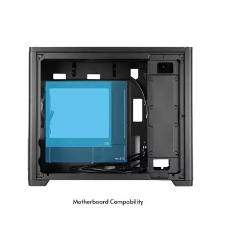 CHIEFTEC Gehäuse BX-MESH, mATX, 1xUSB-C 3.1, 1xUSB 3.1, 1x 120mm Lüfter, schwarz