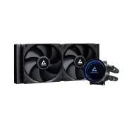 CHIEFTEC CPU Wasserkühlung Iceberg 240 Dark, 2x120mm, ARGB Wasserblock, LGA1851, AM5, schwarz