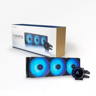 CHIEFTEC Iceberg 360 CPU Wasserkühlung, 2x360mm ARGB, ARGB Wasserblock, LGA1851, AM5, schwarz CHIEFTEC Iceberg 360 CPU Wasserkühlung, 2x360mm ARGB, ARGB Wasserblock, LGA1851, AM5, schwarz