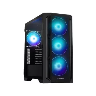 CHIEFTEC APEX LUMO Gehäuse, E-ATX, 1x USB-C 3.2, 2x USB 3.0, 4x 140mm ARGB Lüfter, ARGB Hub, schwarz CHIEFTEC APEX LUMO Gehäuse, E-ATX, 1x USB-C 3.2, 2x USB 3.0, 4x 140mm ARGB Lüfter, ARGB Hub, schwarz