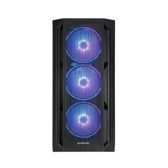 CHIEFTEC APEX LUMO Gehäuse, E-ATX, 1x USB-C 3.2, 2x USB 3.0, 4x 140mm ARGB Lüfter, ARGB Hub, schwarz CHIEFTEC APEX LUMO Gehäuse, E-ATX, 1x USB-C 3.2, 2x USB 3.0, 4x 140mm ARGB Lüfter, ARGB Hub, schwarz