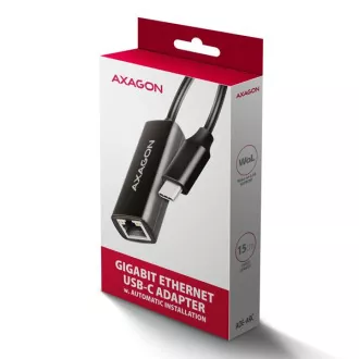 AXAGON ADE-ARC, USB-C 3.2 Gen 1 - Gigabit Ethernet Netzwerkkarte, Realtek 8153, automatische Installation AXAGON ADE-ARC, USB-C 3.2 Gen 1 - Gigabit Ethernet Netzwerkkarte, Realtek 8153, automatische Installation