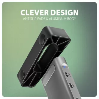 AXAGON HMC-10HLS, USB 5Gbps Hub, 4x USB-A, HDMI 4k/60Hz, RJ-45 GLAN, SD/mSD, PD 100W, USB-C Kabel 25cm AXAGON HMC-10HLS, USB 5Gbps Hub, 4x USB-A, HDMI 4k/60Hz, RJ-45 GLAN, SD/mSD, PD 100W, USB-C Kabel 25cm