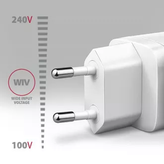 AXAGON ACU-DPQ65W, GaN-Netzladegerät 65W, 3x Port (USB-A dual USB-C), PD3.0/QC4 /PPS/Apple, weiß AXAGON ACU-DPQ65W, GaN-Netzladegerät 65W, 3x Port (USB-A dual USB-C), PD3.0/QC4 /PPS/Apple, weiß