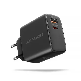 AXAGON ACU-PQ45 GaN Netzladegerät 45W, 2x Anschluss (USB-A USB-C), PD3.0/PPS/QC4 /SFC 2.0/AFC/Apple AXAGON ACU-PQ45 GaN Netzladegerät 45W, 2x Anschluss (USB-A USB-C), PD3.0/PPS/QC4 /SFC 2.0/AFC/Apple
