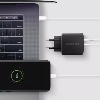 AXAGON ACU-PQ45 GaN Netzladegerät 45W, 2x Anschluss (USB-A USB-C), PD3.0/PPS/QC4 /SFC 2.0/AFC/Apple AXAGON ACU-PQ45 GaN Netzladegerät 45W, 2x Anschluss (USB-A USB-C), PD3.0/PPS/QC4 /SFC 2.0/AFC/Apple