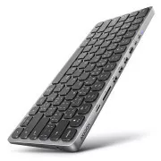 AXAGON HMC-KB-CS, USB 5Gbps Hub mit CZ/SK Tastatur, HDMI 4K/60Hz, 3x USB-A, SD/mSD, Audio, PD 100W, USB-C Kabel 60cm