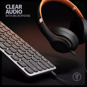 AXAGON HMC-KB-CS, USB 5Gbps Hub mit CZ/SK Tastatur, HDMI 4K/60Hz, 3x USB-A, SD/mSD, Audio, PD 100W, USB-C Kabel 60cm