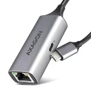 AXAGON ADE-TXPD, USB-C 3.2 Gen 1 - Gigabit Ethernet Netzwerkkarte, Asix AX88179, PD 100W, automatische Installation