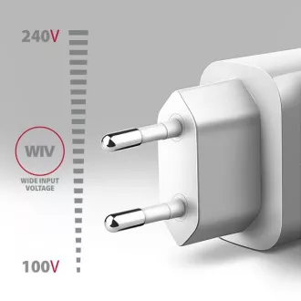 AXAGON ACU-QC18W, 18W Netzladegerät, 1x USB-A Anschluss, QC3.0/AFC/Apple, weiß AXAGON ACU-QC18W, 18W Netzladegerät, 1x USB-A Anschluss, QC3.0/AFC/Apple, weiß