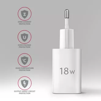 AXAGON ACU-QC18W, 18W Netzladegerät, 1x USB-A Anschluss, QC3.0/AFC/Apple, weiß AXAGON ACU-QC18W, 18W Netzladegerät, 1x USB-A Anschluss, QC3.0/AFC/Apple, weiß