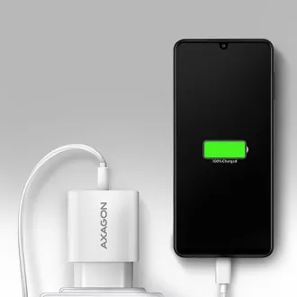 AXAGON ACU-QC18W, 18W Netzladegerät, 1x USB-A Anschluss, QC3.0/AFC/Apple, weiß AXAGON ACU-QC18W, 18W Netzladegerät, 1x USB-A Anschluss, QC3.0/AFC/Apple, weiß