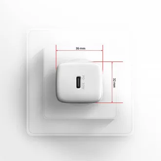 AXAGON ACU-PD30W, Ladegerät 30W, 1x USB-C Anschluss, PD3.0/PPS/QC4 /SFC/AFC/Apple, weiß AXAGON ACU-PD30W, Ladegerät 30W, 1x USB-C Anschluss, PD3.0/PPS/QC4 /SFC/AFC/Apple, weiß