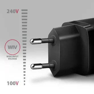 AXAGON ACU-PD20, 20W Netzladegerät, 1x USB-C Anschluss, PD3.0/PPS/QC4 /AFC/Apple, schwarz