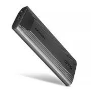 AXAGON EEM2-GTS2, USB-C 10Gbps - M.2 NVMe & SATA SSD Metallgehäuse THIN, schraubenlos